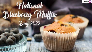 National Blueberry Muffin Day 2022: Try These Best Recipes To Make Amazing Blueberry Muffin at Home (Watch Videos)