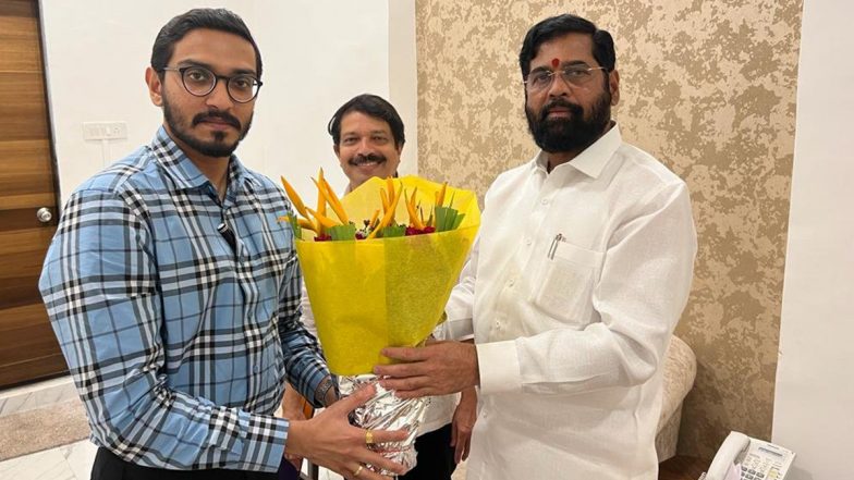 Maharashtra: Balasaheb Thackeray’s Grandson Nihar Thackeray Extends Support to CM Eknath Shinde