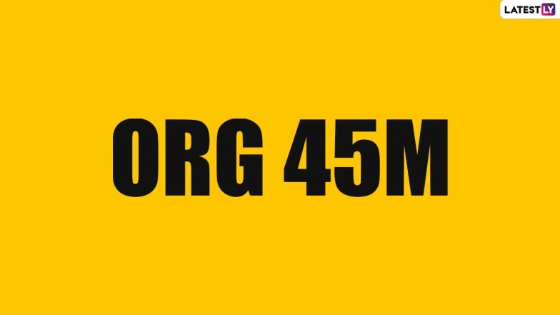 SeXXXiest Registration Plate Reading 'ORG 45M' aka 'ORGASM' up For Sale Again!