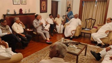 Vice Presidential Election 2022: Opposition Parties Meet at NCP Chief Sharad Pawar's Residence to Discuss Joint VP Candidate