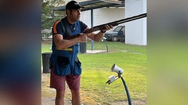 Sports News | Mairaj Ahmad Khan Wins Historic Skeet Gold at Changwon Shooting WC