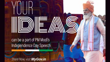 Indian Independence Day 2022: Your Ideas and Suggestions Can Be Part of PM Narendra Modi’s Independence Day Speech, Here’s How!