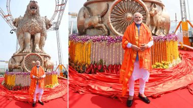 National Emblem Dispute: Narendra Modi Government Says It Is Adaptation From Sarnath Lion Capital of Emperor Ashoka
