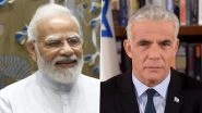 PM Narendra Modi Congratulates Yair Lapid for Becoming 14th Prime Minister of Israel