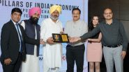 Business News | Nahar Paper and Board Mills Felicitated at the Pillar of Indian Economy, Organised by INMYCITI with Pb. Govt AAP
