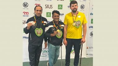 Munich World Cup 2022: Para-Shooter Rahul Jhakar Bags Gold in 25m Pistol SH1 Event As India Win Two Gold, One Silver Medal on Opening Day