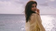 Pooja Hegde Sets Social Media on Fire As She Looks Sexy in a Bikini Paired With Light-Yellow Shrug (View Pics)