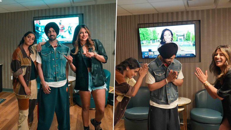 Priyanka Chopra Jonas, Lilly Singh Attend Diljit Dosanjh’s Concert in LA, Pose for Goofy Pics!