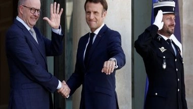 World News | France, Australia Move Beyond AUKUS as Macron, Albanese Discuss Future Ties in Paris