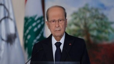 World News | Lebanese President Urges IMF to Conclude Aid Deal with Beirut