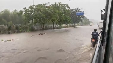 Uttarakhand Rains: Part of Badrinath National Highway-7 Washed Away Due to Rising Water in Khachda Drain