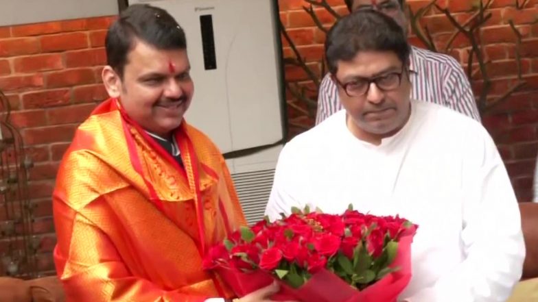 Maharashtra Deputy CM Devendra Fadnavis Meets MNS Chief Raj Thackeray, Wishes Him Speedy Recovery