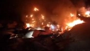 IAF MiG-21 Fighter Aircraft Crashes Near Rajasthan&rsquo;s Barmer (Watch Video)