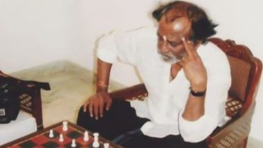 Chess Olympiad 2022: Superstar Rajinikanth Tweets a Photo Playing Chess, Wishes Players Participating in 44th Chess Olympiad in Chennai