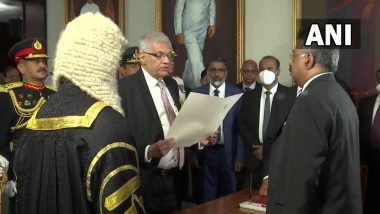 Ranil Wickremesinghe Takes Oath as President of Sri Lanka (Watch Video)
