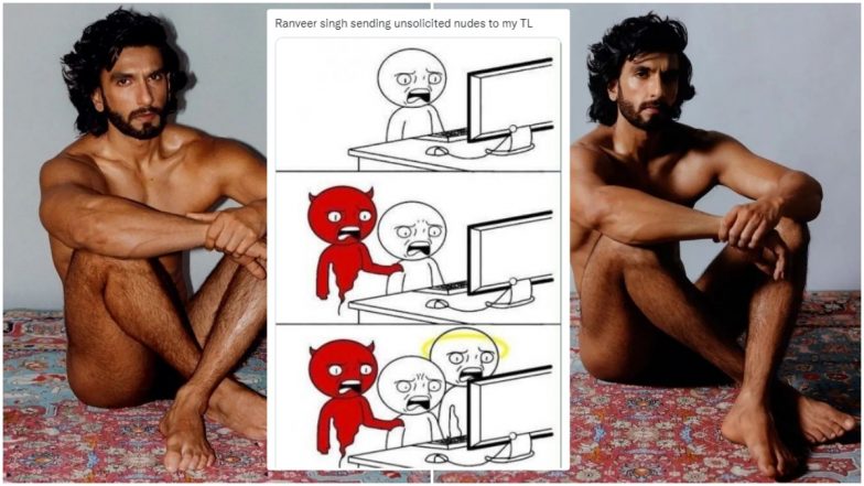 Ranveer Singh Goes Nude, Funny Memes Go Viral! Netizens Have Hilarious Response to Bollywood Actor’s Daring Full Monty Act for Paper Magazine