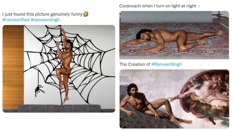 Ranveer Singh Naked Photos’ Meme Templates! #RanveerSingh Funny Memes Take Twitterverse by Storm After Bollywood Actor Goes Fully Nude for Paper Magazine