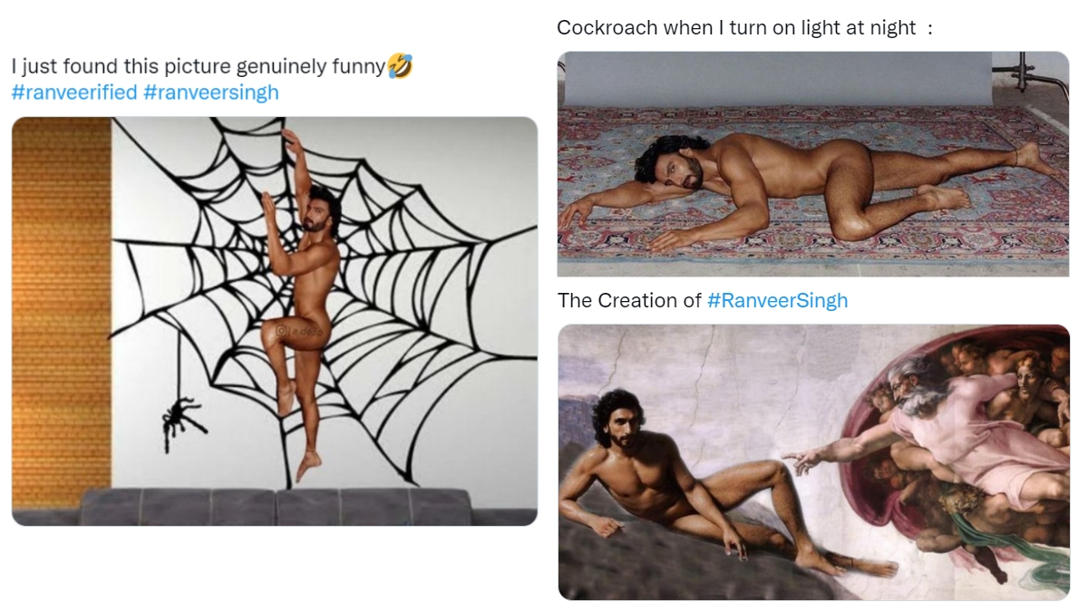 Funny Bollywood Porn - Ranveer Singh Naked Photos' Meme Templates! #RanveerSingh Funny Memes Take  Twitterverse by Storm After Bollywood Actor Goes Fully Nude for Paper  Magazine | ðŸ‘ LatestLY