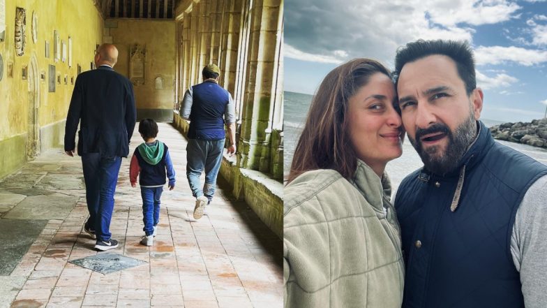 Kareena Kapoor Khan, Taimur Accompany Saif Ali Khan to His Boarding School in Winchester (View Pic)