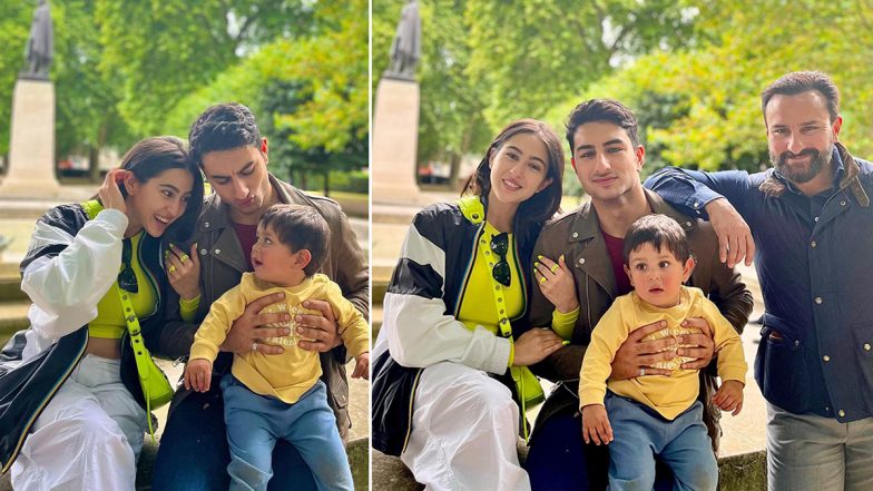 Sara Ali Khan’s Pics From London Featuring Bros Ibrahim Ali Khan, Jeh Along With Saif Ali Khan Is Simply Adorbs!