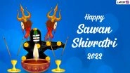 Shivratri 2022 Images & Lord Shiva HD Wallpapers for Free Download Online: Wish Happy Sawan Shivratri With Devotional Messages, GIFs, Status and SMS During Shravan Month