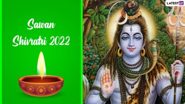 Sawan Shivratri 2022 Wishes in Hindi: WhatsApp Stickers, GIF Images, HD Wallpapers and SMS for the Auspicious Festival in Shravan Month