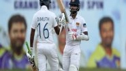 Sports News | Sri Lanka in Comfortable Position Against Australia Due to Solid Stand Between Karunaratne, Mendis