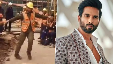 Shahid Kapoor Is Impressed by Viral Video of Construction Worker Dancing Like a Pro - WATCH