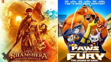 Theatrical Releases Of The Week: Ranbir Kapoor's Shamshera, Samuel L Jackson's Paws of Fury The Legend of Hank & More