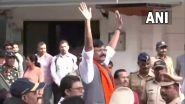 Patra Chawl Land Scam Case: ED Detains Shiv Sena Leader Sanjay Raut in Mumbai After Hours of Conducting Raids At His Residence