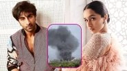 Fire Engulfs Ranbir Kapoor- Shraddha Kapoor&rsquo;s Film Sets in Andheri West&rsquo;s Chitrakoot Studio (Watch Video)