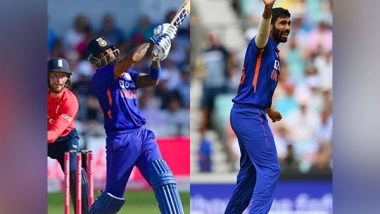 Sports News | ICC Men's Rankings: Jasprit Bumrah Regains No.1 Spot in ODIs, Suryakumar Yadav Jumps to Career-best Fifth in T20Is
