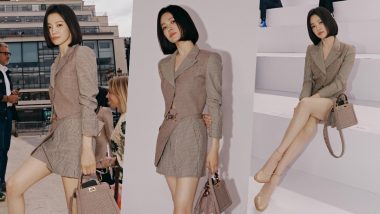 Song Hye-Kyo Exudes Class and Chic Style With Her Power Dressing During Fendi Show at Paris Fashion Week (View Pics)