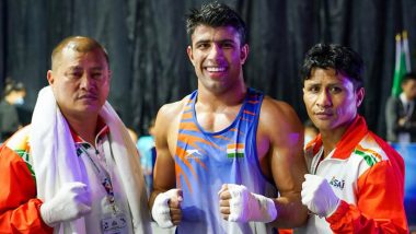 Sumit Kundu at Commonwealth Games 2022, Boxing Live Streaming Online: Know TV Channel & Telecast Details for Men's Middleweight Round of 16 of CWG Birmingham