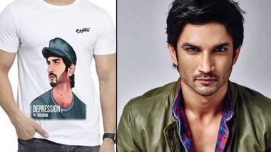 Sushant Singh Rajput T-Shirts With Message 'Depression is Like Drowning' Make Fans Unhappy