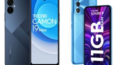 Business News | TECNO Mobile Announces Debut Sale for CAMON 19 Neo and SPARK 9; Feature on Amazon Prime Day Sale
