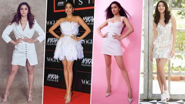 Ananya Panday, Janhvi Kapoor and Other Bollywood Ladies in Their Little White Dresses! (View Pics)