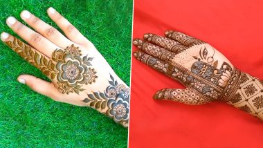Mehndi Designs for Teej: For Hariyali Teej 2022, Beautiful Videos of Indian Mehndi Designs for Front & Back Hand To Celebrate the Festive Day