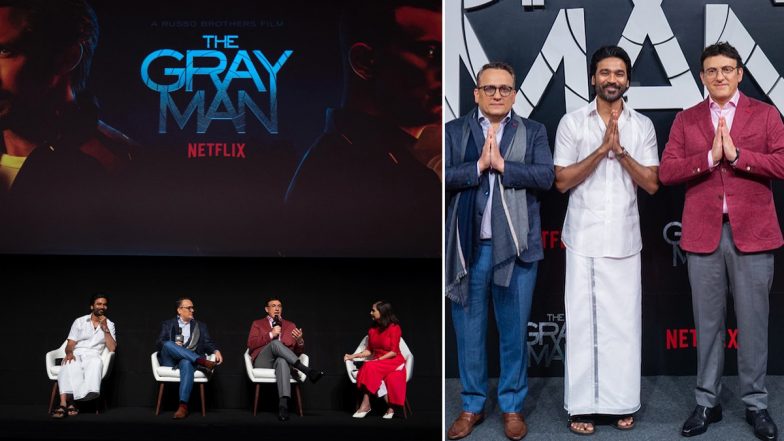 Russo Brothers Shares Pictures From The Gray Man Mumbai Premiere, Thanks Dhanush For The Amazing Hospitality