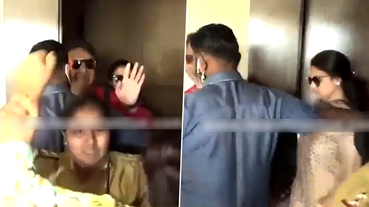 Pavithra Lokesh Xxx - Naresh's Third Wife Ramya Raghupathi Tries To Attack The Actor And Pavithra  Lokesh, Video Goes Viral â€“ WATCH | ðŸŽ¥ LatestLY