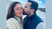 Entertainment News | Kareena Kapoor Khan Gets a 'kiss of Love' from Saif Ali Khan at English Channel