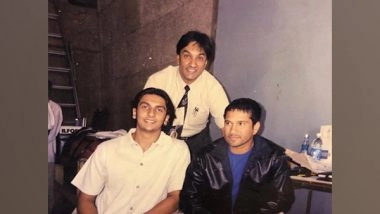 Entertainment News | Sachin Tendulkar Wishes Ranveer Singh with an Unseen Picture