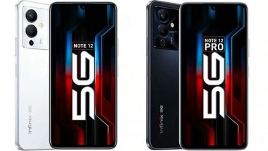 Tech News | Infinix Note 12, Note 12 Pro Unveiled in India with Upgraded Features