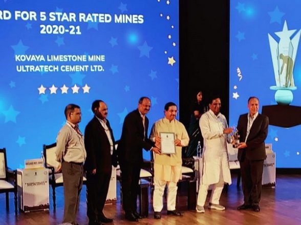 Business News | 10 UltraTech Mines Awarded 5-Star Rating for Sustainable Mine Management - Vimarsana News