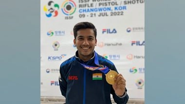Sports News | Aishwary Strikes Gold in Men's 50m Rifle 3 Positions at Changwon Shooting World Cup