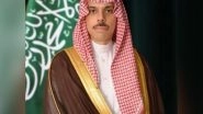 World News | Saudi FM Says Opening Airspace Has 'nothing to Do with Diplomatic Ties with Israel'