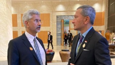 World News | EAM Jaishankar Meets Singapore FM Vivian Balakrishnan