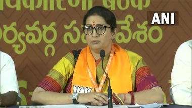 India News | Smriti Irani Slams KCR for Not Receiving PM Modi at Hyderabad Airport