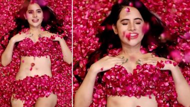 Urfi Javed Taps the Nude Trend, Covers Her Body With Only Rose Petals in This Sexy New Video - WATCH