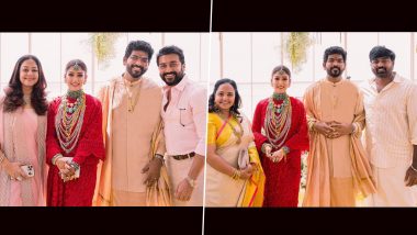Nayanthara’s Husband Vignesh Shivan Shares Suriya and Vijay Sethupathi’s Unseen Still from the Wedding Reception